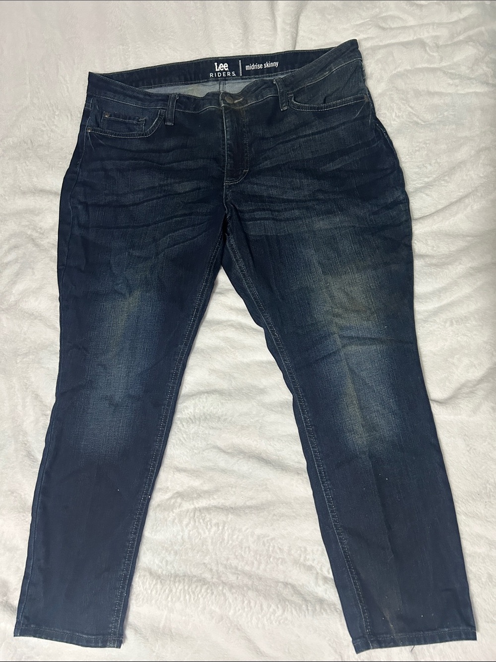 Lee Dark Wash Skinny Jeans